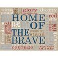 thumbnail image 2 of SD Graphics Studio 18x15 Gold Ornate Wood Framed with Double Matting Museum Art Print Titled - Home of the Brave, 2 of 4