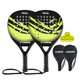 thumbnail image 1 of CAMEWIN 2 Palas de Pádel con Fundas, 2 Raquetas y 4 Pelotas,Kit de Raquetas para Pádel Fabricadas 100% Fibra de Carbono y Núcleo de Espuma Flexible de Memoria EVA, para Principiantes e Intermedios, 1 of 8