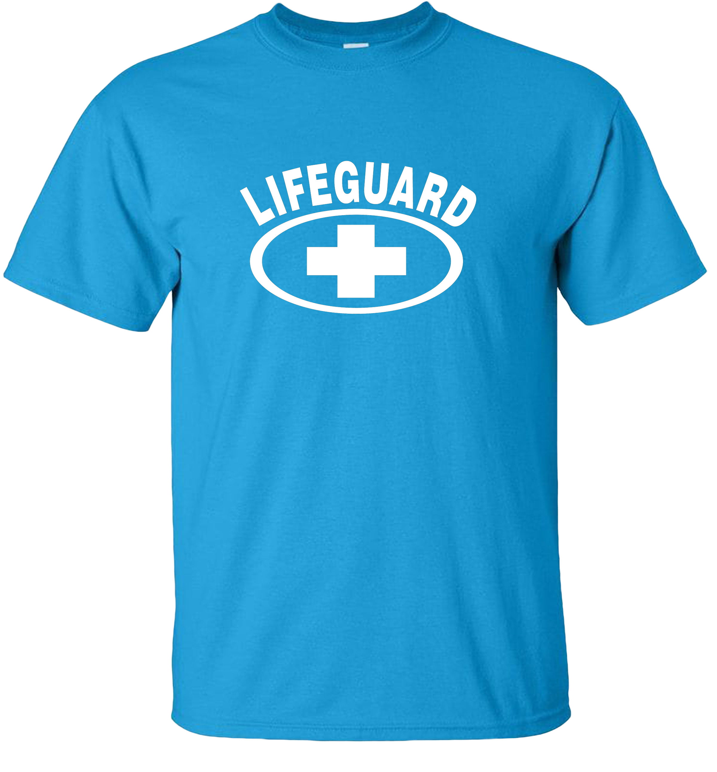 Fair Game Lifeguard T-Shirt, lifeguarding cross Graphic Tee-Sapphire ...