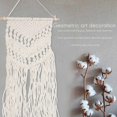 thumbnail image 4 of Macrame Woven Wall Hanging - Boho Style Bohemian Room Geometric Art Decor - Beautiful Apartment Dorm, 4 of 5