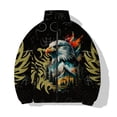 thumbnail image 3 of Abrigo elegante con estampado de águila para hombre, abrigos de invierno, parkas para hombre, modernas y versátiles, cómodas y cálidas, chaquetas deportivas de ocio para hombre, 3 of 4