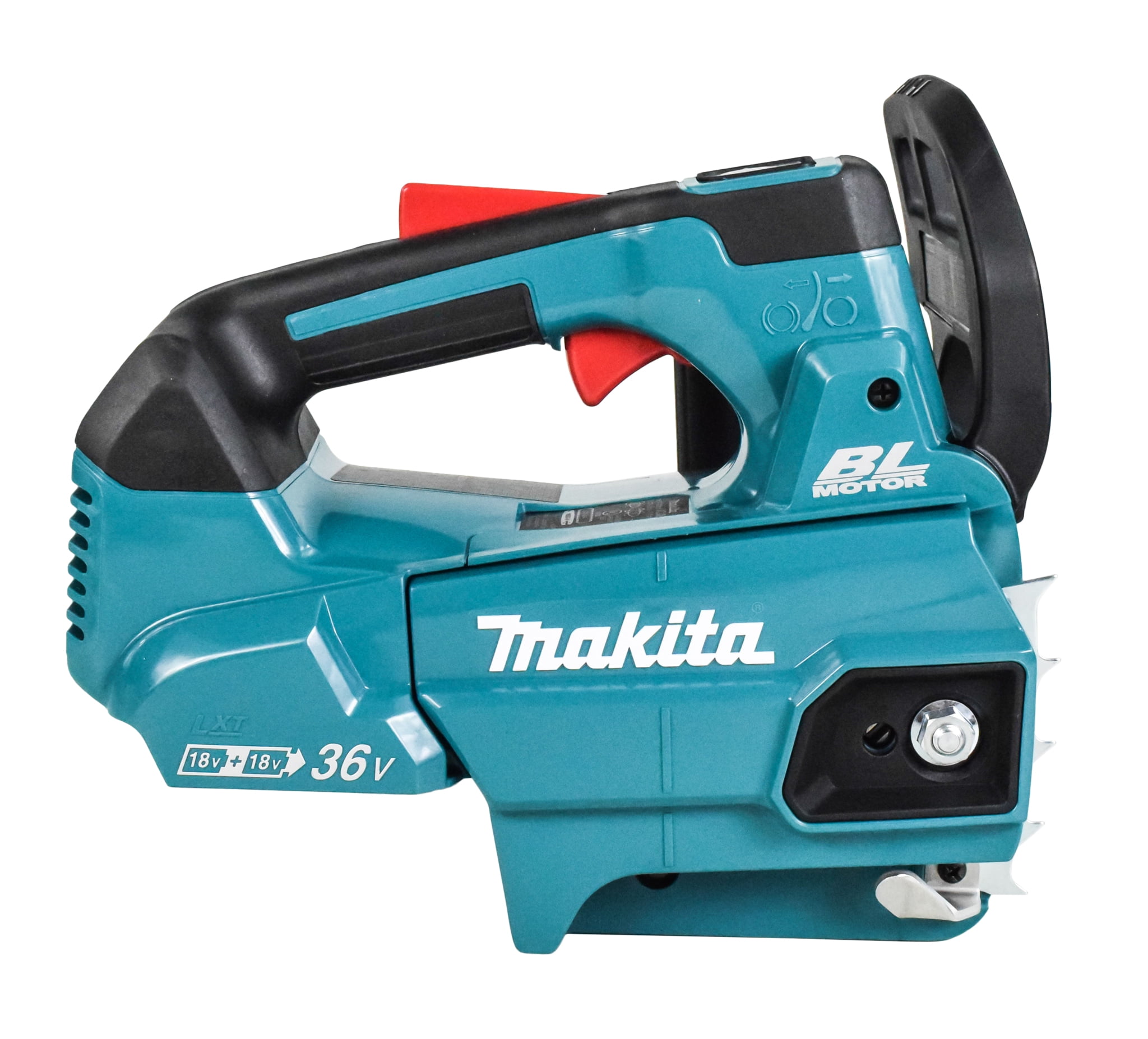 Makita 14" Brushless 36V Battery Powered Chainsaw, XPT Technology, Variable Speed Trigger