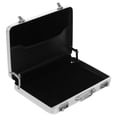thumbnail image 1 of COOPHYA 1Set Handmade Business Card Box Aluminum Silver Briefcase Shape For Travel, 1 of 8
