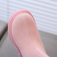 thumbnail image 6 of NAISIBABY Girls Socks Boots, Thicken Sole Mid Calf Round Toe Winter Pull-On Fashion Boots Pink 10(Little Kids), 6 of 9