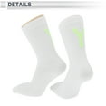 thumbnail image 4 of Unique Bargains Cycling Socks Quick-DryingSweat-Absorbent Anti-Friction Outdoor Bike Socks White Size l Neutral and Universal 1 Pair Luminous Letter Y, 4 of 6