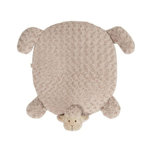 Estera para dormir para mascotas, suave, elástica, amigable con la piel, evita resbalones, forma de oveja, cama para gatos, almohadilla para cachorros y perros