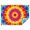 Rainbow Tie Dye-2, variant on Rainbow Tie Dye Mandala Pattern Rectangle Tablecloth 60"x84",Waterproof Polyester Rectangle Table Cloth, Wipeable Spillproof Polyester Tablecloth for Dining, Camping, Indoor and Outdoor