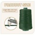 thumbnail image 2 of Uxcell Polyester Macrame Cord, 3mm x 219 Yards Polypropylene Cords for DIY Crafts - (Green), 2 of 7