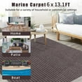 thumbnail image 4 of M optimized Boat Carpet 6' x 13.1' Marine Carpeting with Soft Cut Pile and Water-Proof TPR Backing, Carpet Roll for Home, Patio, Porch, Deck, 4 of 9