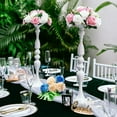 thumbnail image 4 of AYYUFE Metal Candle Holder Stand Flowers Vase Candlestick Wedding Home Table Decor, 4 of 8