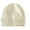 Beige, variant on Women's Winter Slouchy Knit Beanie Distressed Hole Design Face Slimming Wool Cap Gray