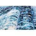 thumbnail image 3 of Verona Turquoise Black Diamond Pattern Area Rug 3'9" x 5'5", 3 of 6