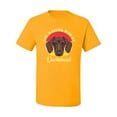 thumbnail image 2 of Wild Bobby, Life is Better with My Daschund Cute, Dog Lover, Men Graphic Tee, Gold, 4X-Large, 2 of 4