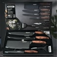 thumbnail image 2 of 6-Piece Stainless Steel Chef Knife Set, Rustproof Sharp Kitchen Knife  for Cooking Restauran, 2 of 9