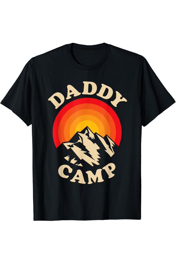 Camp Daddy Shirt Summer Camp Home Road Trip Vacation Camping T-Shirt