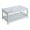 White, variant on Pemberly Row Modern Coffee Table in Cherry and Black Wood Finish