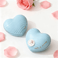 thumbnail image 2 of AYktou 2 Pcs Heart Shape Iron Candy Boxes, Portable Bag Hanging Pendant Small Empty Box Birthday Gift Box Wedding Candy Box Valentine's Day Candy Packaging Case Surprise Jewelry Box, Light Blue, 2 of 7