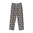 thumbnail image 4 of Xecao Bulldog Print Men's Straight Lounge Pajama Pants: The Ultimate in Comfortable Sleepwear, 4 of 9