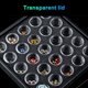 thumbnail image 4 of Herramientas para joyería de uñas, 25 compartimentos, almacenamiento de joyas de diamantes para uñas, 4 of 7