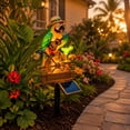 thumbnail image 4 of Decorative Solar Parrot Garden Stake Light 17.7 Inch, All-Weather Warm White LED for Outdoor Yard Lawn Patio Decor, 4 of 6