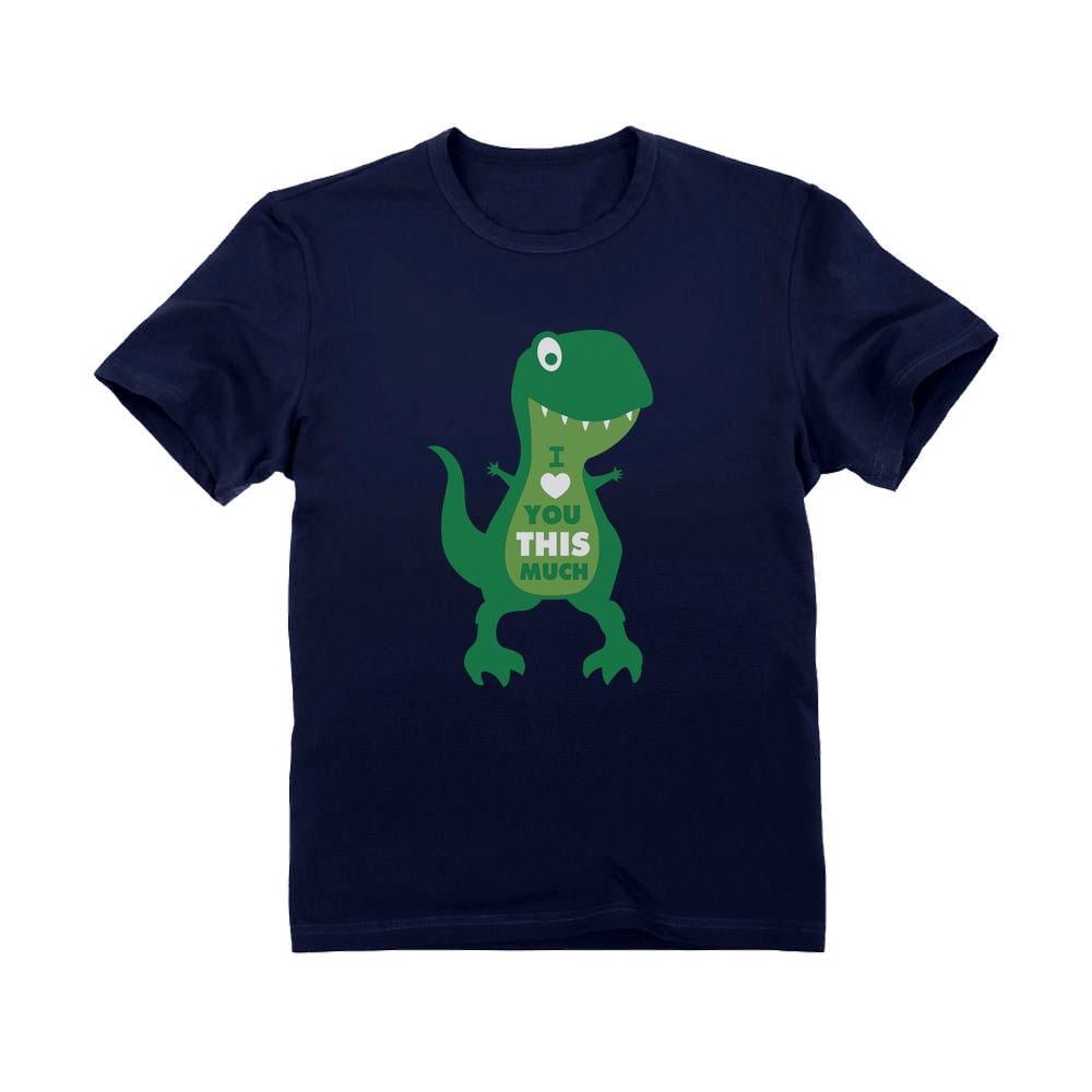 TeeStars Mothers Day I Love You This Much T-Rex Toddler Kids T-Shirt