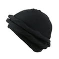 thumbnail image 4 of Sombrero de ciclismo Diadema Sombrero Baggy Skull Hat Warm Pullover Hat Head Cover Negro Zulema gorro gorro, 4 of 8
