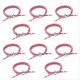 thumbnail image 1 of 10 Piezas Pulsera Envolvente Tejida de Fútbol Ajustable Pulsera para Fanáticos de los Deportes Recuerdos de Eventos para Hombres Pulseras Envolventes para Mujeres H, 1 of 5