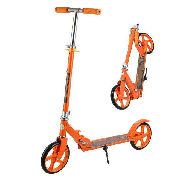 Scooter Patin del Diablo Plegable y Ajustable Para Jovenes y Adultos, Patín del Diablo con Manubrio Ajustable, 2 Ruedas