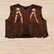 thumbnail image 5 of 2024 Disfraces de Cosplay de vaquero para niños y adultos, fiesta de Halloween, mascarada, niño y mujer, chaleco de vaquera elegante del salvaje oeste, gorra, bufanda, trajes, 5 of 5
