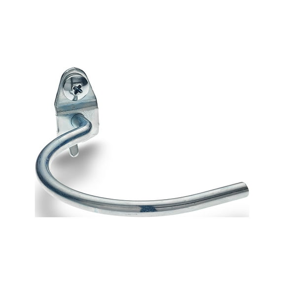 Triton Products 3-3/4 inch Curved Steel Pegboard Hook, 10pk