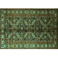 thumbnail image 1 of Ahgly Company Indoor Rectangle Persian Turquoise Blue Traditional Area Rugs, 6' x 9', 1 of 4