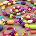 thumbnail image 4 of Conjunto de  Idea Folleto Joyero Manera del Cabrito Cambiante de 240 DIY Soledad Pop Beads Arty, 4 of 9