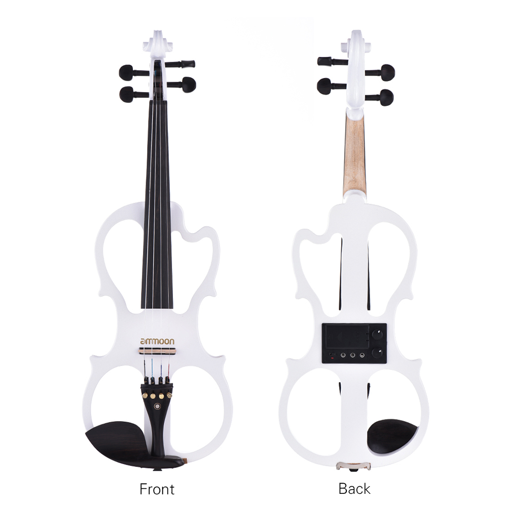 ammoon VE-201 Full Size 4/4 Solid Wood Silent Electric Violin