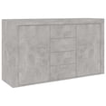 thumbnail image 2 of IM Lashes Sideboard Living Entryway Serving Storage Cabinet Doors Dining Room Console Concrete Gray 47.2"x14.2"x27.2" Chipboard, 2 of 9