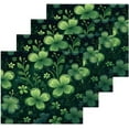thumbnail image 2 of St. Patrick's Day Shamrock Washcloths Set of 6-12 x 12 inch Pure Cotton Wash Cloth Highly Absorbent and Soft Fingertip Towels Face Cloths for Bath, Spa Wash cloth, 2 of 7