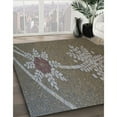 thumbnail image 3 of Ahgly Company Machine Washable Indoor Rectangle Transitional Mocha Brown Area Rugs, 3' x 5', 3 of 7