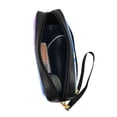 thumbnail image 4 of YFYANG Leather Portable Travel Small Makeup Bag, Multifunctional Storage Bag, Blue Dream Feather Pattern Cosmetic Bag, 4 of 4
