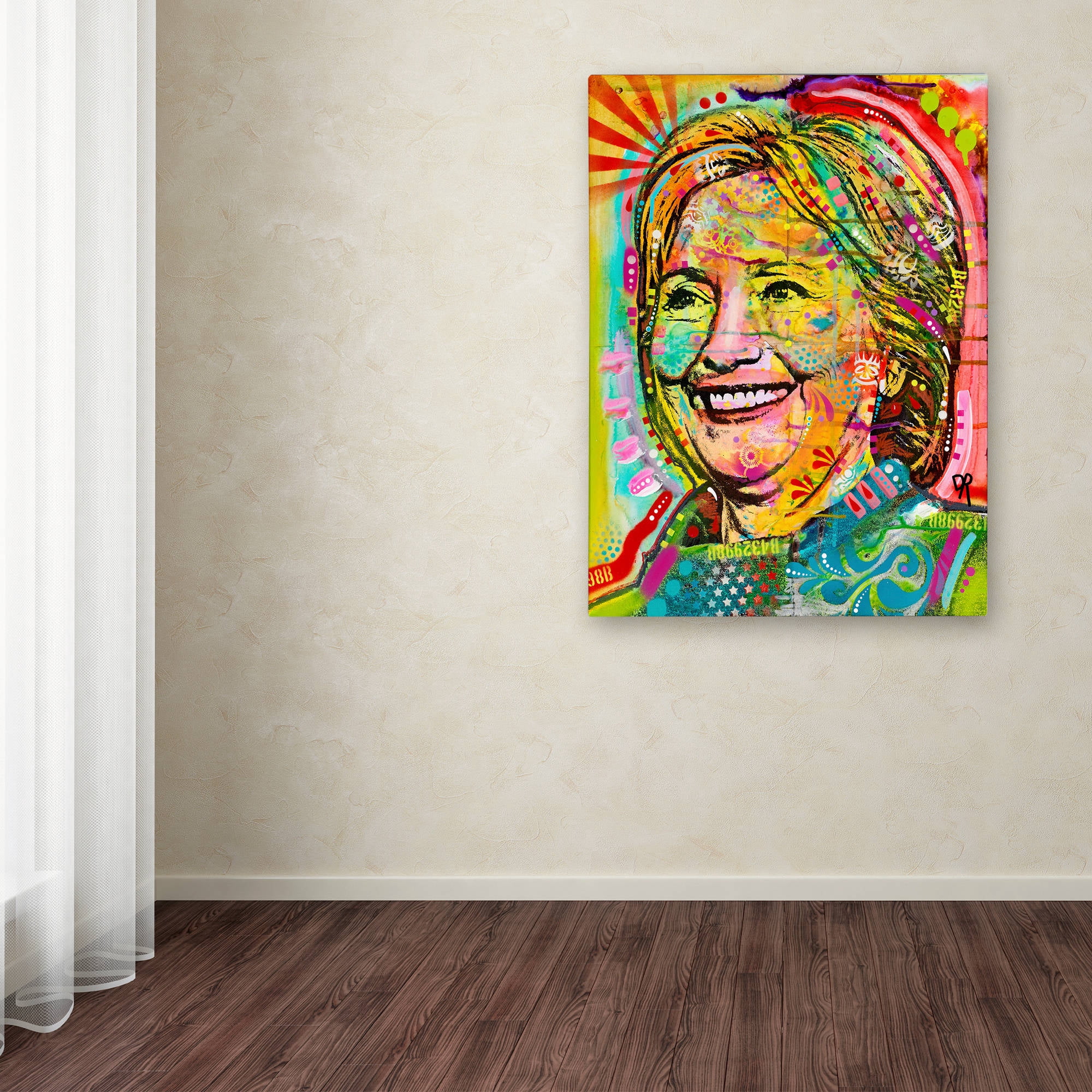 Trademark Fine Art "Hillary" Canvas Art by Dean Russo