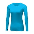 thumbnail image 4 of Women's Sports Shirt Long Sleeve Running Shirt Thermal Autumn Winter Pullover Tops Training Fitness Long Sleeve Shirts With Thumb Holes For Sports Running Fitness Thermal Pack for Men Men's Thermal, 4 of 5