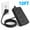 black, variant on Surge Protector Power Strip, 8 Outlets, 4 Usb Ports, 10 ft Extension Cord with Flat Plug, 1700J, for Home, Office and Dorm, Black