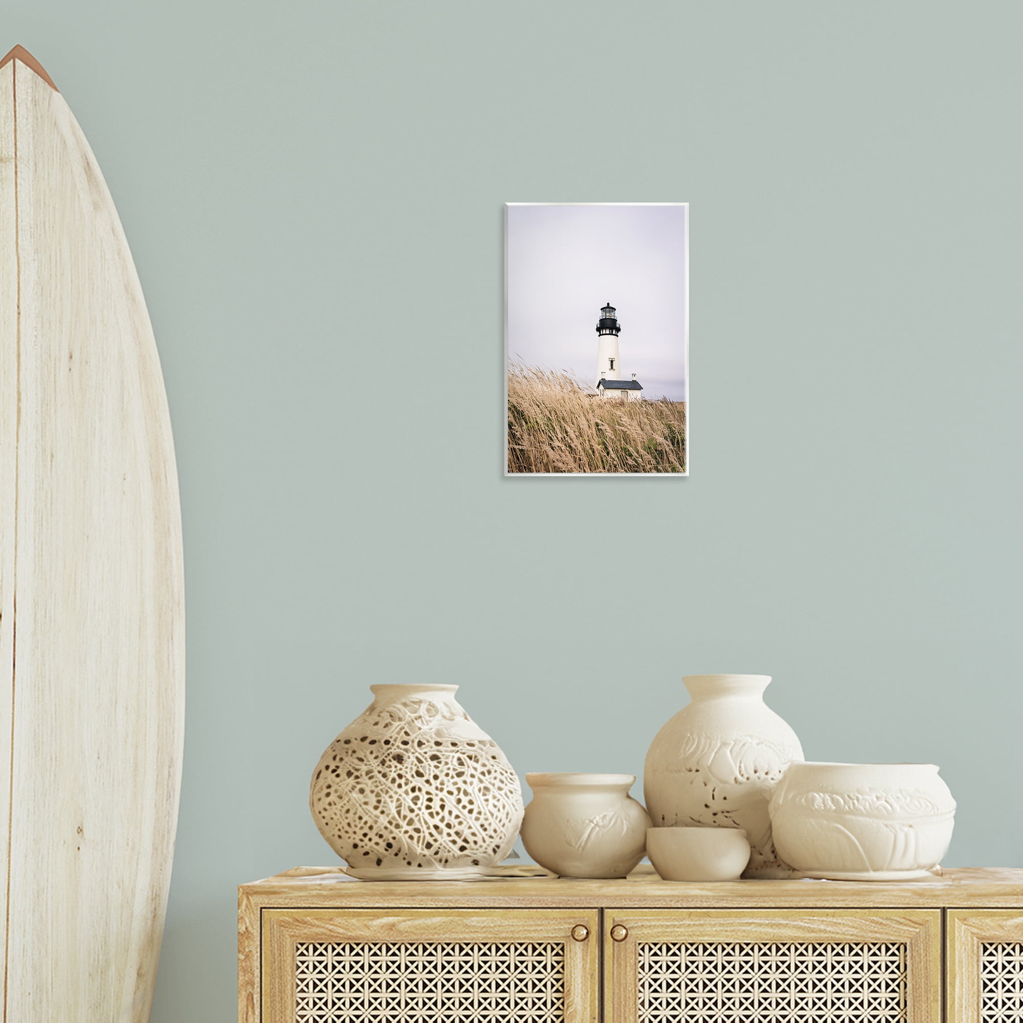 Stupell Industries Peaceful Lighthouse Scenery Landscape & Nature Photography Unframed Art Print Wall Art, 10 x 15