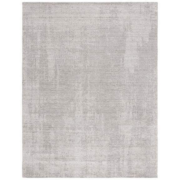 SAFAVIEH Mirage Cassandra Solid Area Rug, Grey, 8' x 10'