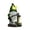 B, variant on 7.2 Inch Weather Resistant Solar Gnome Resin Statue Outdoor Patio Porch Lawn Garden Ornament with Embedded Solar Lights Wonderful Halloween Holiday Practical Gift for Parents and Household Decor Use