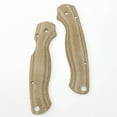 thumbnail image 4 of Custom Micarta Scales Handle Grips Fit For Spider Spyderco Paramilitary 2 C81 US, 4 of 8