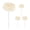 White, variant on 4pcs Flower Diffuser Sticks: Aromatherapy Essential Oil Diffuser Dried Flower Fragrance Sticks for Home and Office Decor