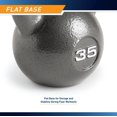 thumbnail image 4 of Kettlebell MARCY HKB-035 de 16 kg, negro, acabado hammertone, 4 of 7