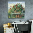 thumbnail image 5 of Epic Graffiti 'Geranium Bench Crop' by Carol Rowan, Giclee Canvas Wall Art, 26"x26", 5 of 8