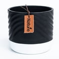 thumbnail image 1 of Black & White With Nature Tag Planter, 1 of 1