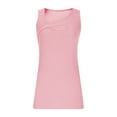 thumbnail image 3 of Karight Womens Summer Cutout Tank Tops Sleeveless Shirts Ribbed Tanks Slim Fitted Y2K Basic Tee Shirt, 3 of 5