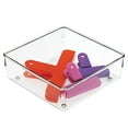 thumbnail image 3 of Interdesign 0469908 Linus Drawer Organizer, 6 x 6 x 2 in., Plastic - Clear, 3 of 3